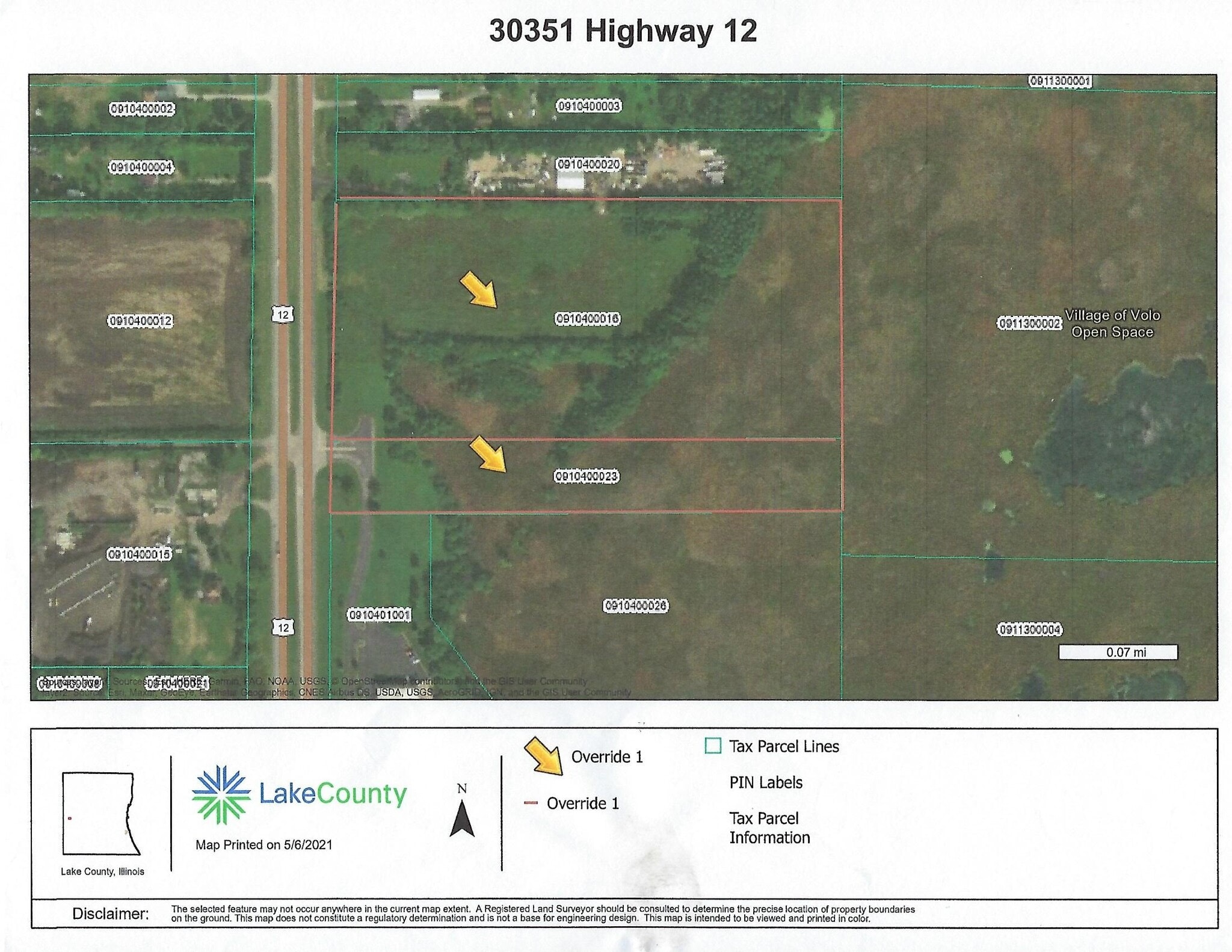 30351 N Route 12, Round Lake, IL à vendre Plan cadastral- Image 1 de 3