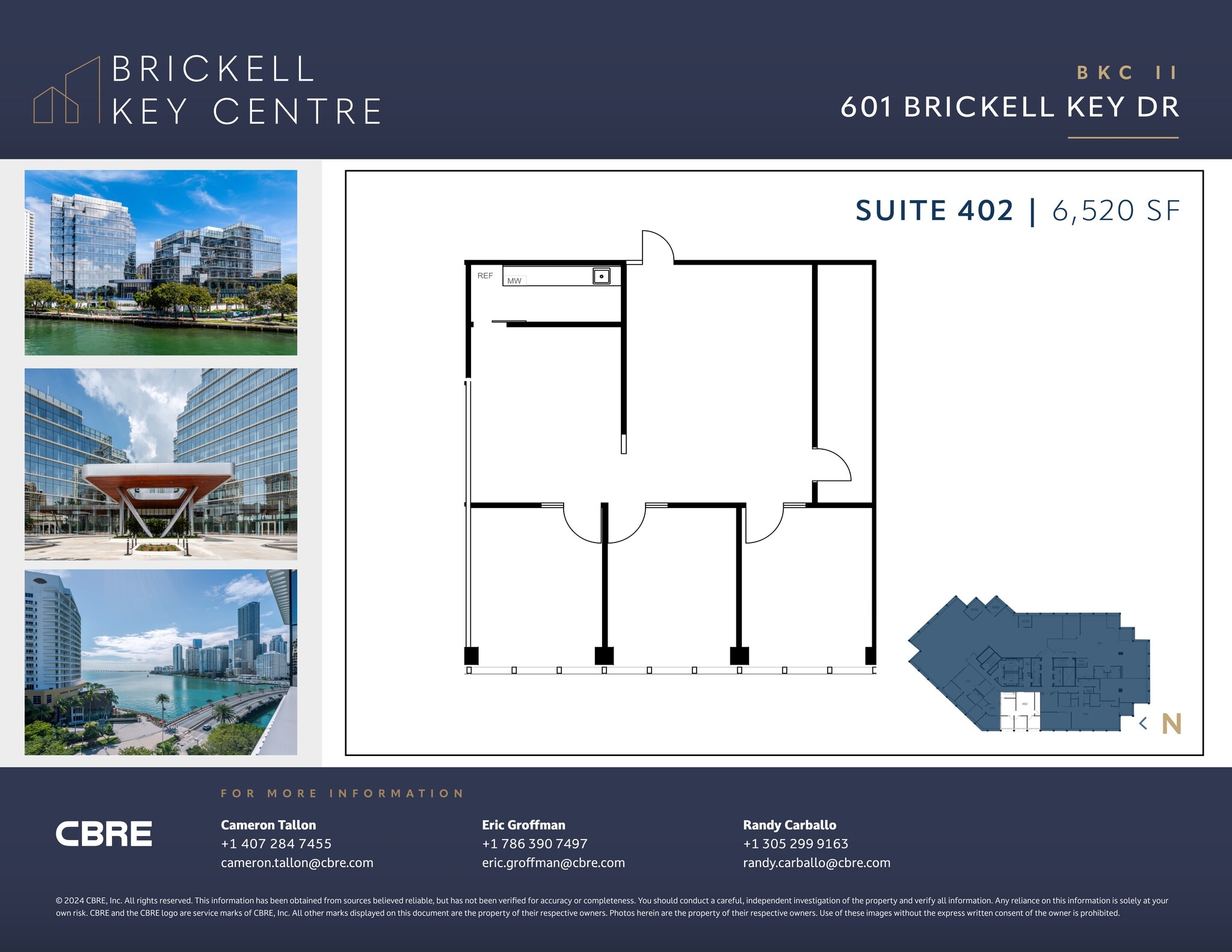 501 Brickell Key Dr, Miami, FL for lease Site Plan- Image 1 of 2
