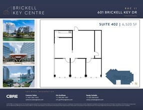 501 Brickell Key Dr, Miami, FL for lease Site Plan- Image 1 of 2