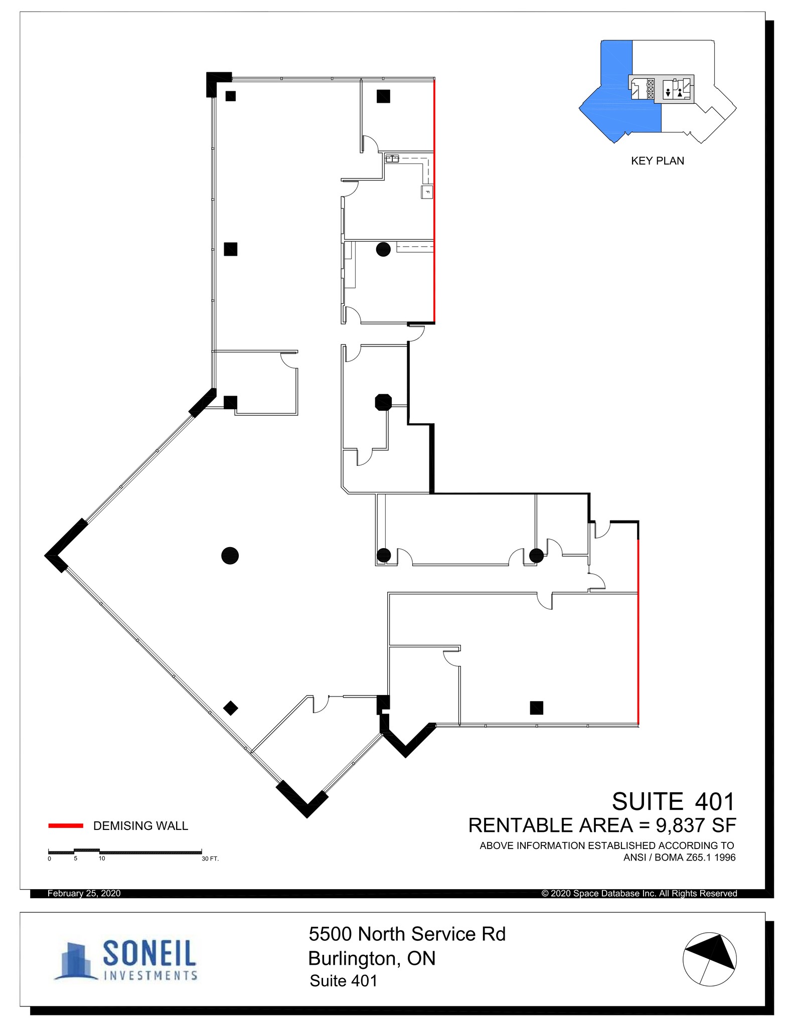 5500 N Service Rd, Burlington, ON for lease Site Plan- Image 1 of 12