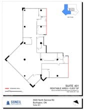 5500 N Service Rd, Burlington, ON for lease Site Plan- Image 1 of 12