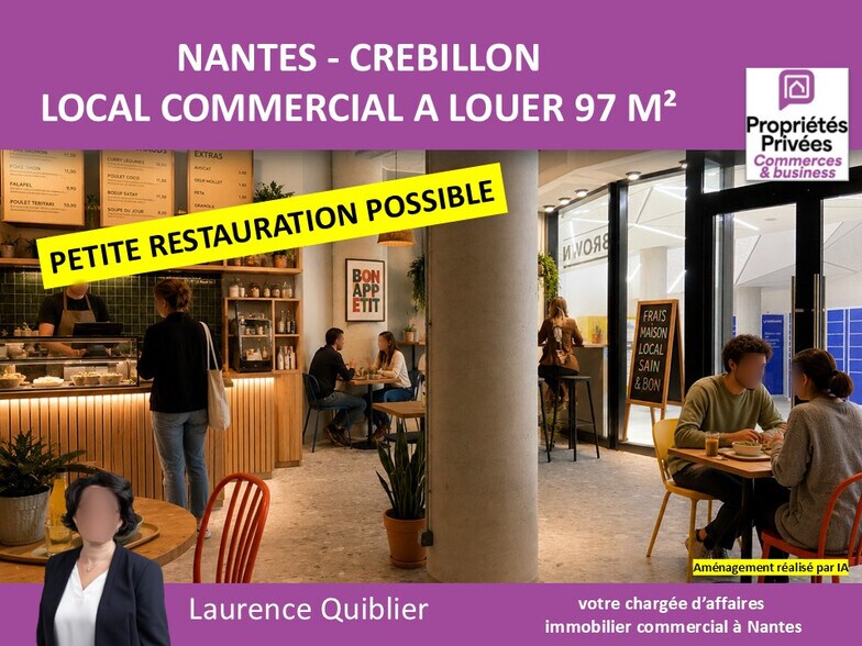 Commerce de détail dans Nantes à louer - Photo du bâtiment - Image 2 de 10