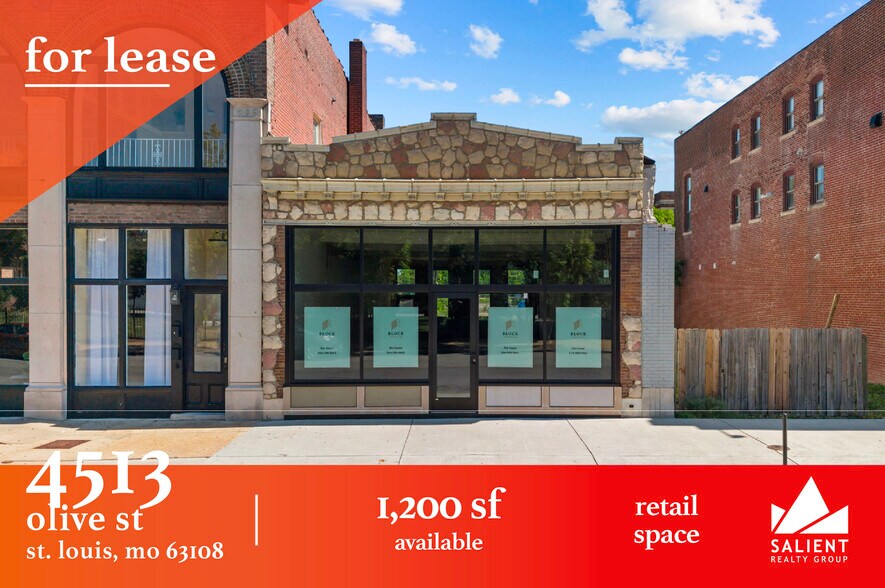 4513 Olive St, Saint Louis, MO à louer - Photo du bâtiment - Image 1 de 7
