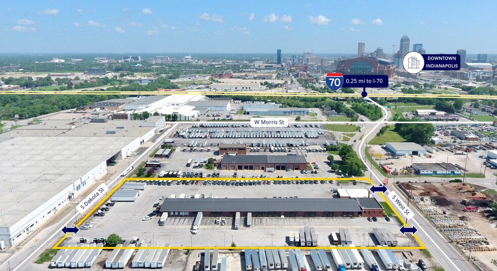 1310 S West St, Indianapolis, IN à louer - Aérien - Image 2 de 5