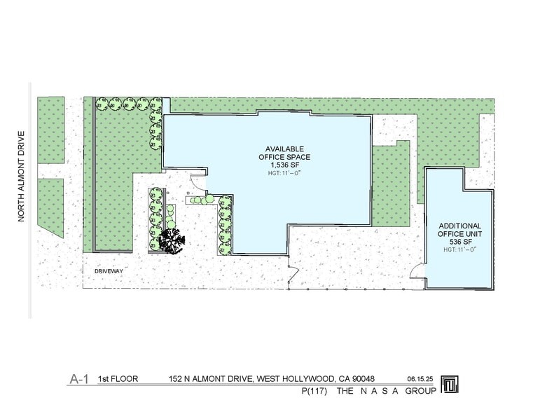 152 N Almont Dr, West Hollywood, CA à louer - Plan d’étage - Image 2 de 2