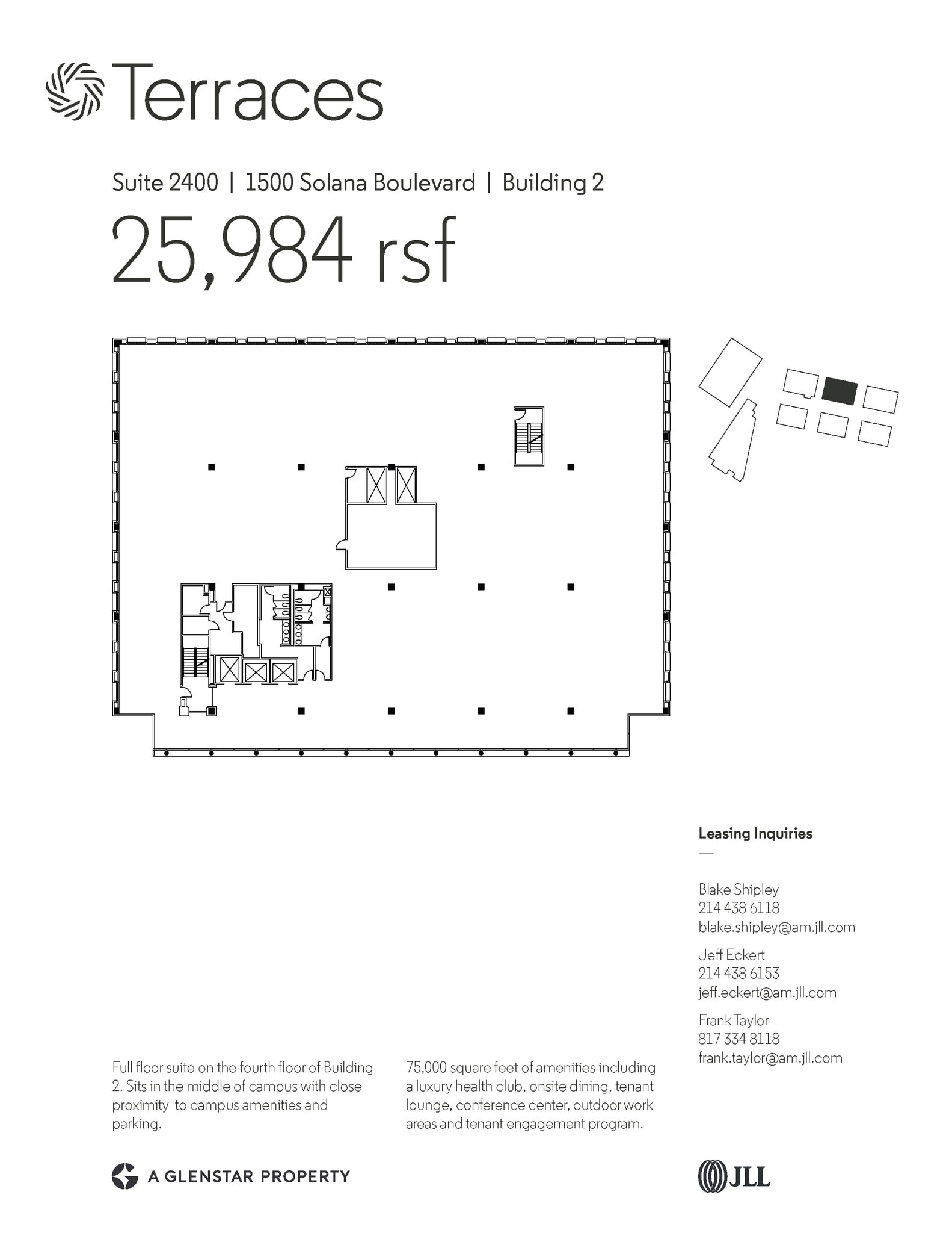 1500 Solana Blvd, Westlake, TX for lease Floor Plan- Image 1 of 1