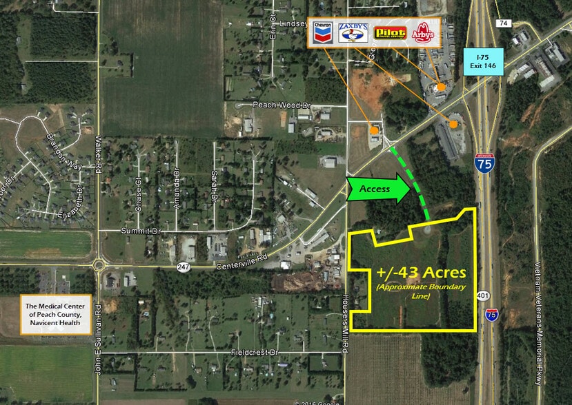 Housers Mill Road, Byron, GA à vendre - Photo du bâtiment - Image 1 de 4