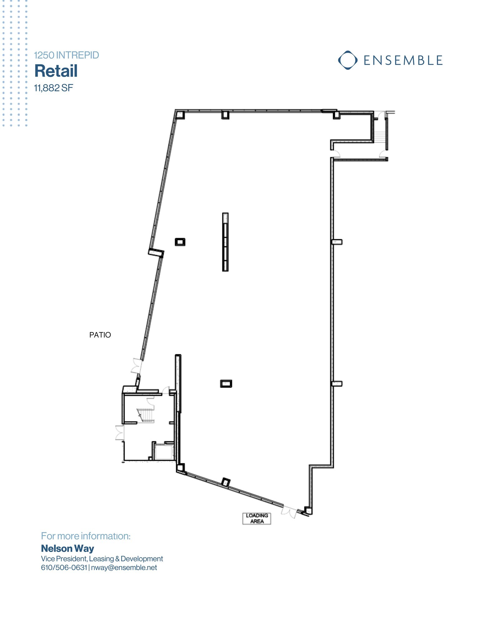 1250 Intrepid Ave, Philadelphia, PA à louer Plan de site- Image 1 de 1