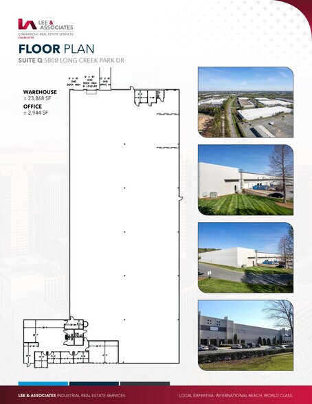 5808 Long Creek Park Dr, Charlotte, NC for lease - Floor Plan - Image 2 of 10
