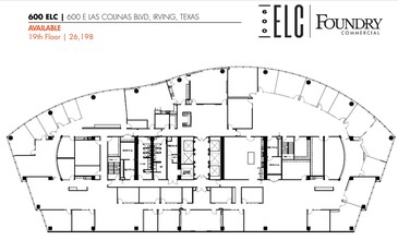 600 E Las Colinas Blvd, Irving, TX à louer Plan d  tage- Image 1 de 1