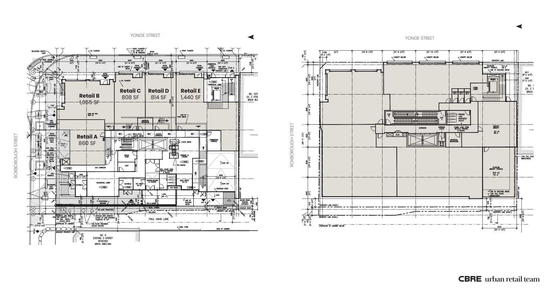 1080-1088 Yonge St, Toronto, ON for lease Floor Plan- Image 1 of 1