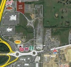 Lewis Ranch Rd, Conway, AR - AÉRIEN Vue de la carte