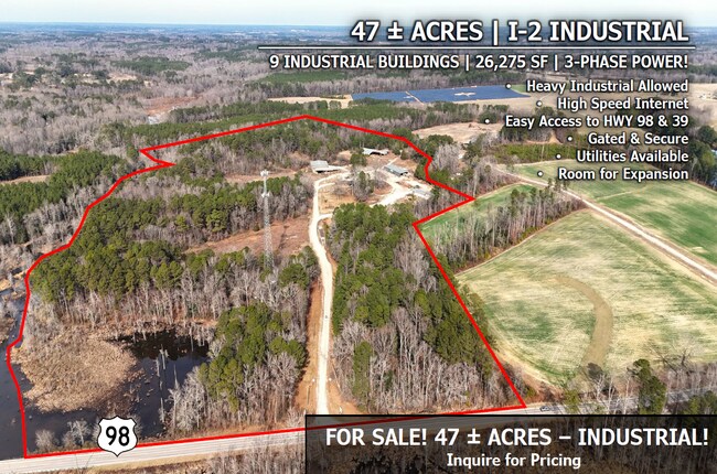 Plus de détails pour 686 NC 98 Hwy W, Bunn, NC - Terrain à vendre