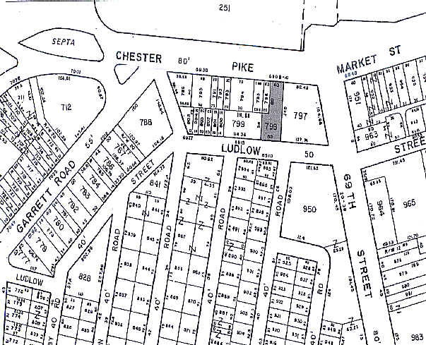 6908-6910 Market St, Upper Darby, PA à louer - Plan cadastral - Image 3 de 7