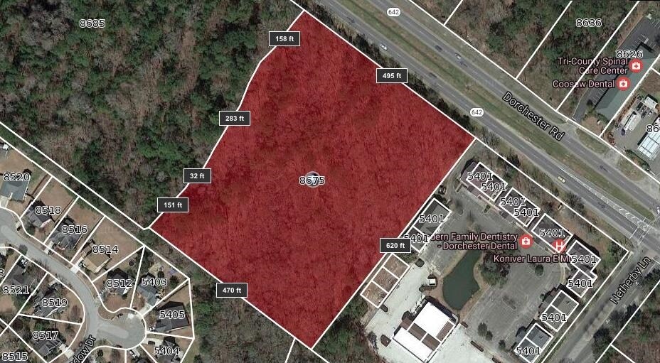 8675 Dorchester Rd, North Charleston, SC à vendre Photo du bâtiment- Image 1 de 10