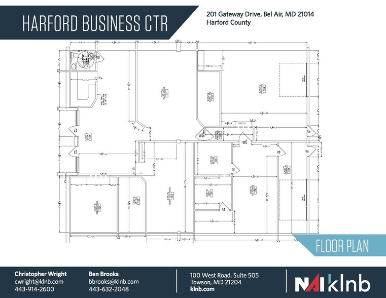 201 Gateway Dr, Bel Air, MD à louer - Plan d’étage - Image 1 de 1