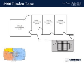 2900 Linden Ln, Silver Spring, MD à louer Plan d’étage- Image 1 de 1