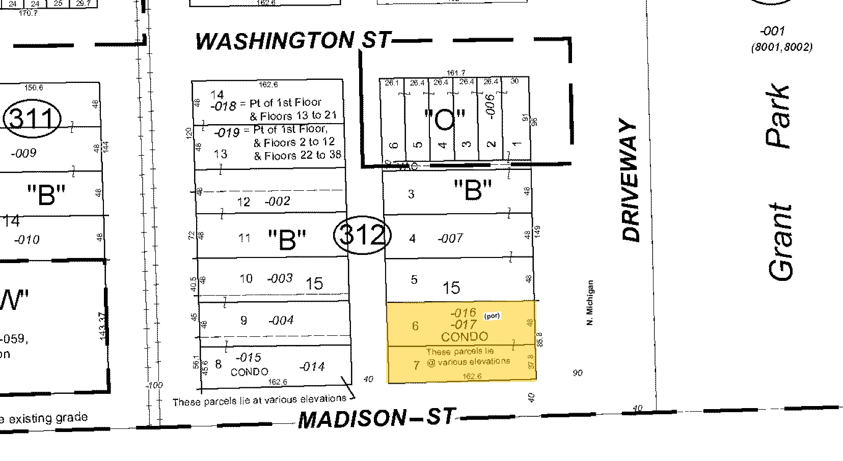 6 N Michigan Ave, Chicago, IL à vendre Plan cadastral- Image 1 de 1