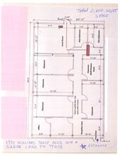 1730 Williams Trace Blvd, Sugar Land, TX for lease Site Plan- Image 1 of 1