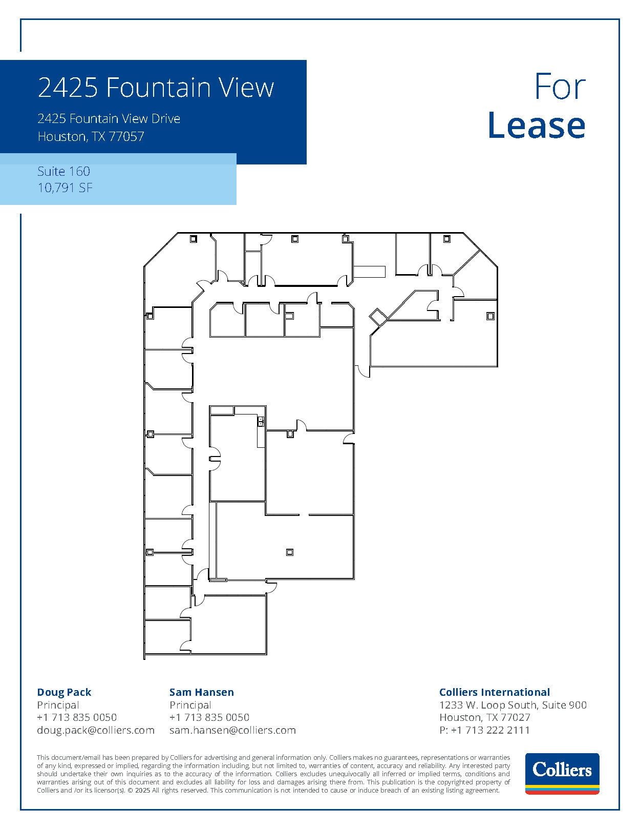 2425 Fountain View Dr, Houston, TX for lease Floor Plan- Image 1 of 1