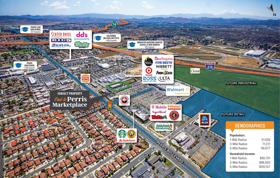 1820 N Perris Blvd, Perris, CA à vendre - Photo du bâtiment - Image 3 de 4