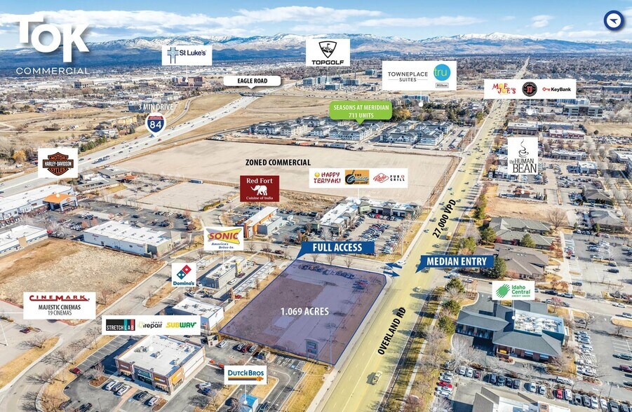 1561 S Celebration Ave, Meridian, ID à louer - Aérien - Image 2 de 6