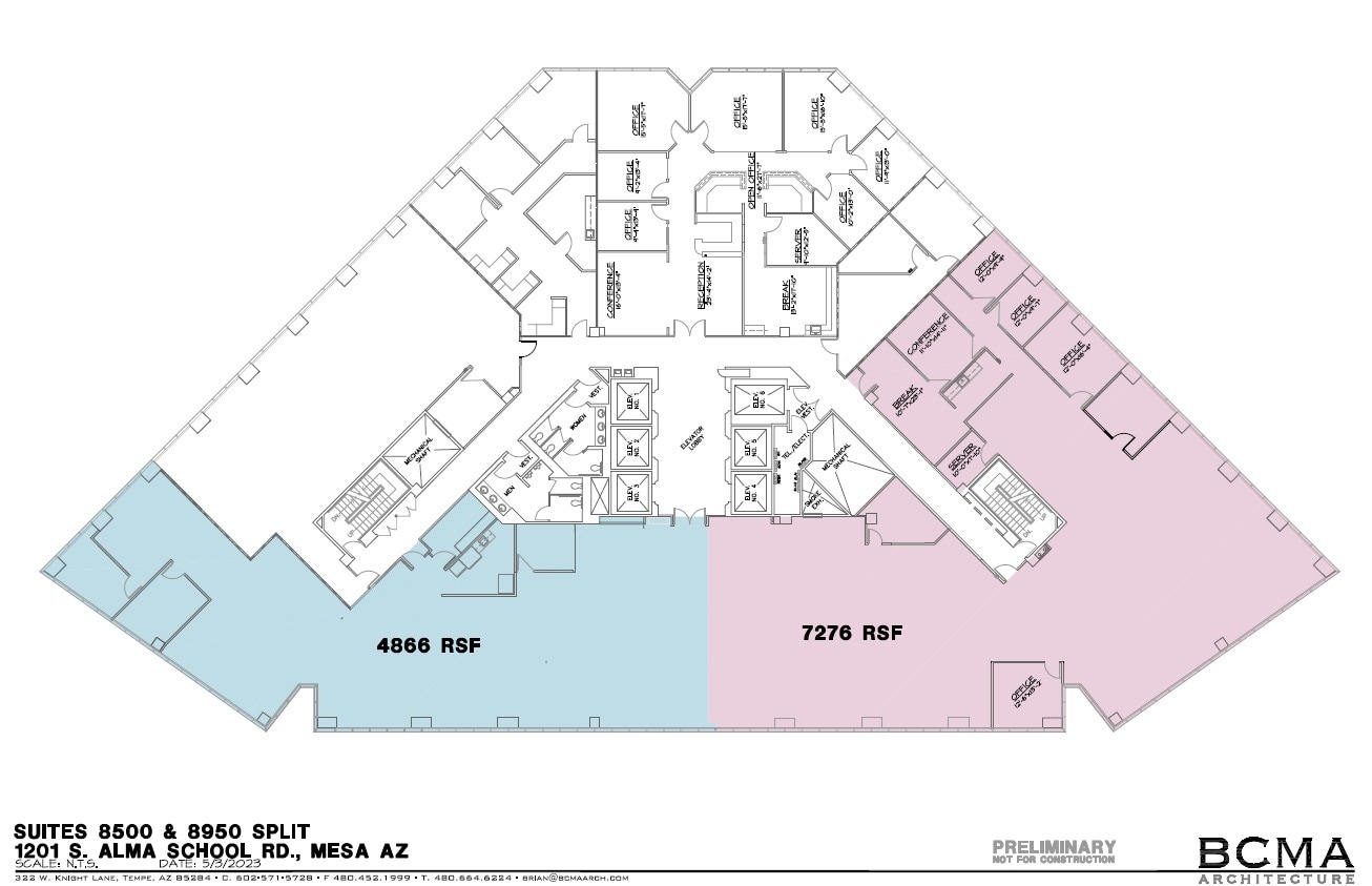 1201 S Alma School Rd, Mesa, AZ for lease Floor Plan- Image 1 of 1