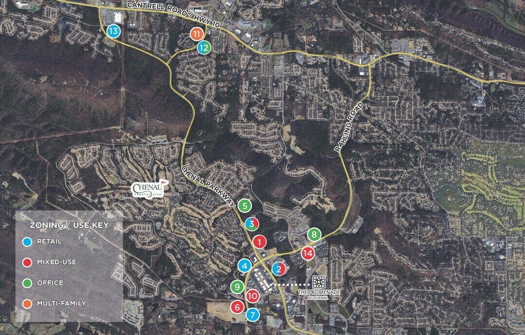 Chenal Parkway & Rahling Rd, Little Rock, AR à vendre Aérien- Image 1 de 2