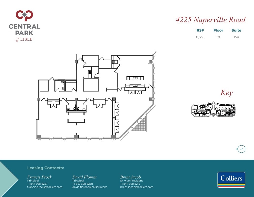 3333 Warrenville Rd, Lisle, IL for lease Floor Plan- Image 1 of 1