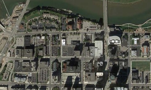 111 W First St, Dayton, OH for lease Aerial- Image 1 of 9