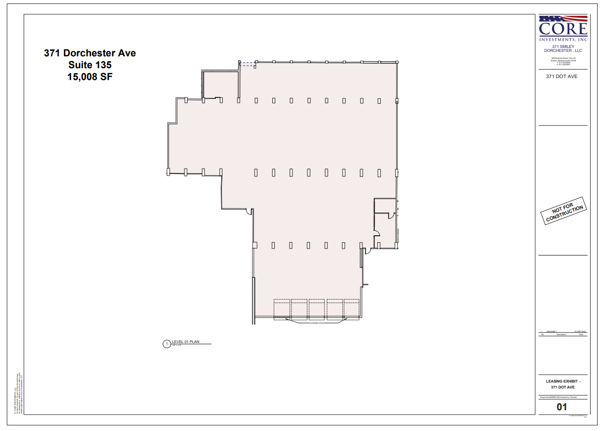 371 Dorchester Ave, South Boston, MA à louer Plan d  tage- Image 1 de 1