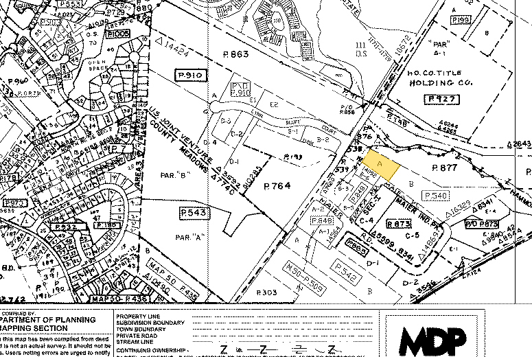 9055 Maier Rd, Laurel, MD for lease - Plat Map - Image 2 of 4