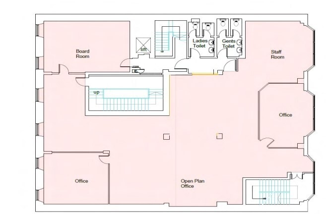 231 St. Vincent St, Glasgow, GLG G2 5QY - Unit 231 -  - Floor Plan - Image 1 of 5