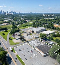 3401 Brookshire Blvd, Charlotte, NC - AERIAL map view - Image1