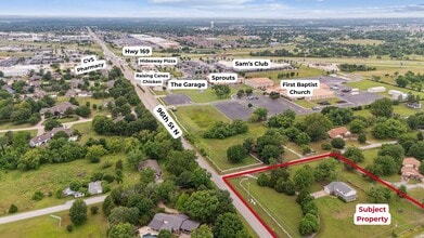 13601 E 96th St N, Owasso, OK - Aerial  map view