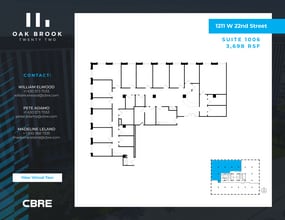 1211 W 22nd St, Oak Brook, IL for lease Floor Plan- Image 1 of 1