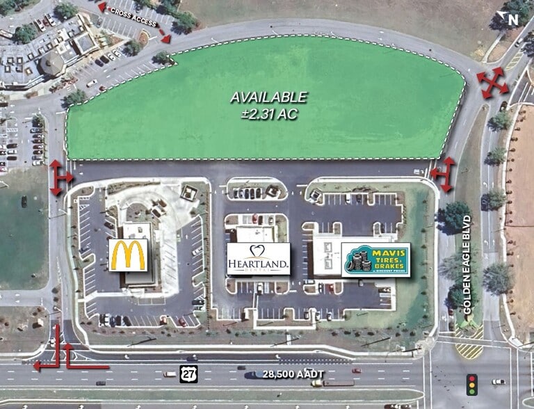 US Hwy 27 & Golden Eagle Blvd, Clermont, FL for lease - Site Plan - Image 2 of 2