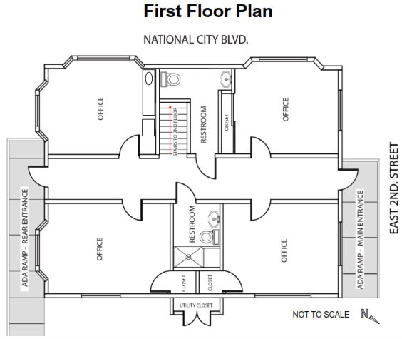 205 National City Blvd, National City, CA à louer Plan d’étage- Image 1 de 2