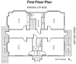 205 National City Blvd, National City, CA à louer Plan d’étage- Image 1 de 2