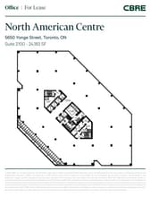 5650 Yonge St, Toronto, ON for lease Floor Plan- Image 1 of 1