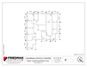 24901 Northwestern Hwy, Southfield, MI for lease Floor Plan- Image 2 of 2