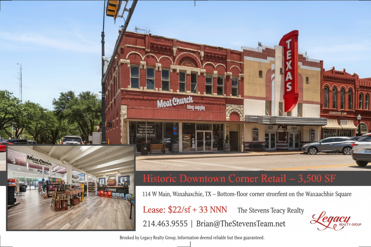 114 W Main St, Waxahachie, TX for lease Interior Photo- Image 1 of 24