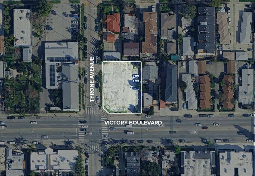 Victory Blvd, Van Nuys, CA for sale - Aerial - Image 1 of 2