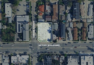 Victory Blvd, Van Nuys, CA - Aerial map view - Image1
