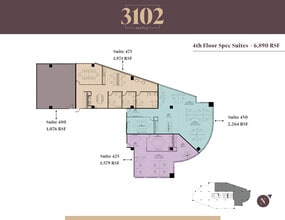 3102 Maple Ave, Dallas, TX à louer Plan d’étage- Image 2 de 2