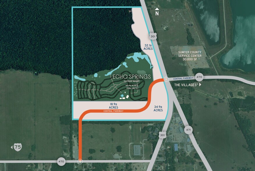 178 N US 301, Sumterville, FL à vendre - Plan de site - Image 1 de 6