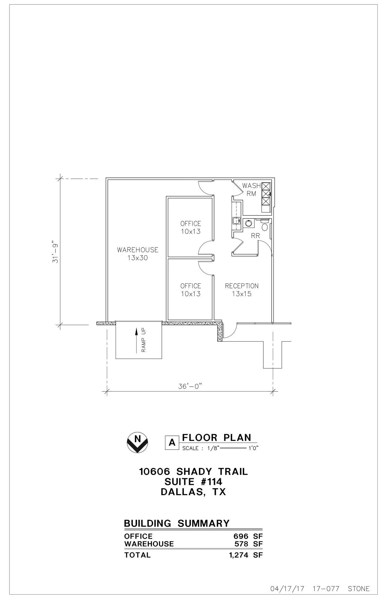 10606 Shady Trl, Dallas, TX à louer Plan de site- Image 1 de 1