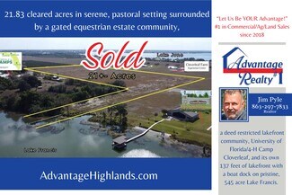 More details for 100 Cloverleaf Rd, Lake Placid, FL - Land for Sale