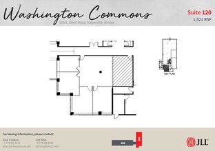 450-500 E Diehl Rd, Naperville, IL à louer Plan d  tage- Image 1 de 1