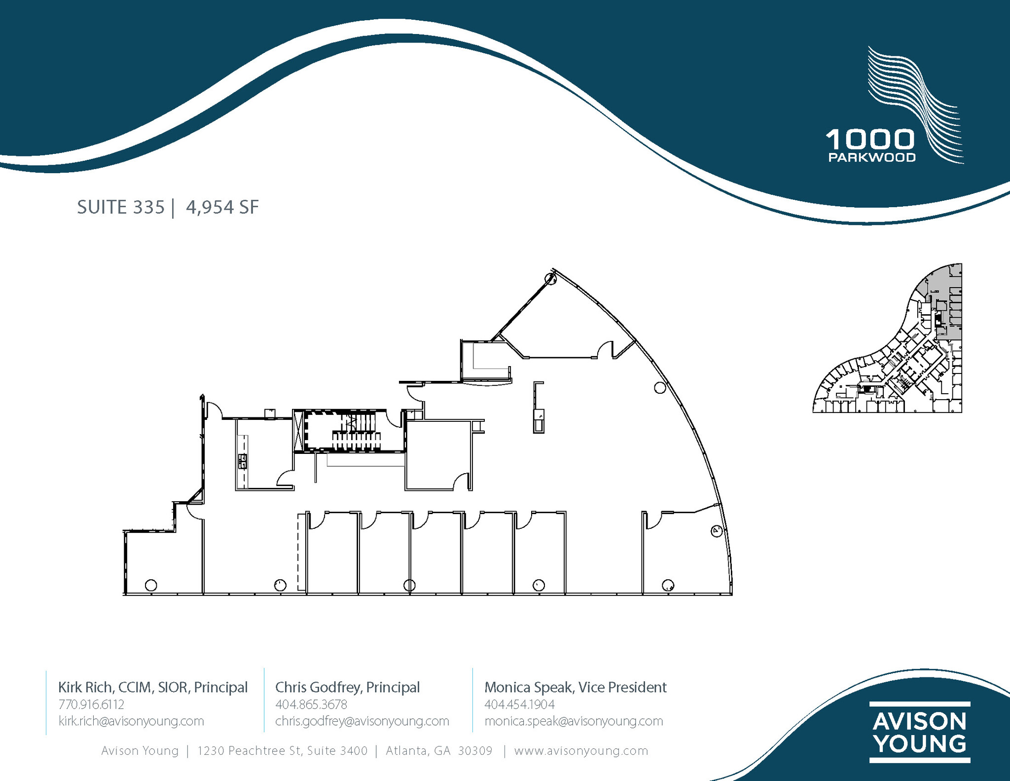 1000 Parkwood Cir SE, Atlanta, GA à louer Plan d  tage- Image 1 de 1